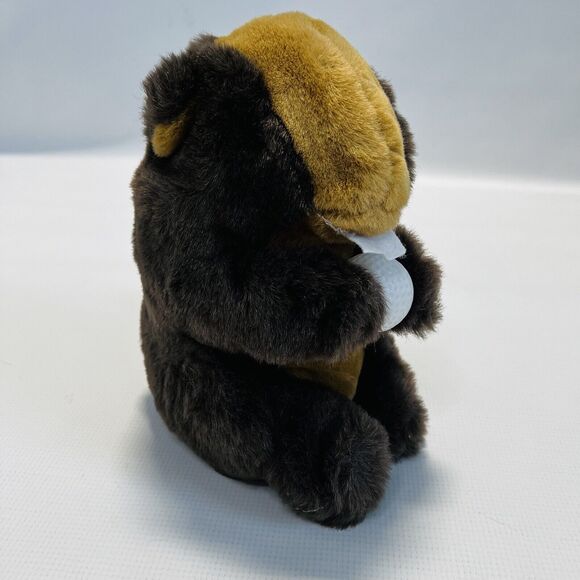 Caddyshack Gopher Golf Club Head Cover Holding Golf Ball, Brown EUC - Picture 1 of 9